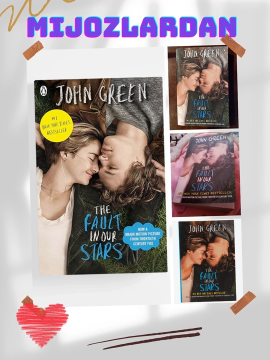 Kitob The fault in our stars, John Green, ingliz tilida