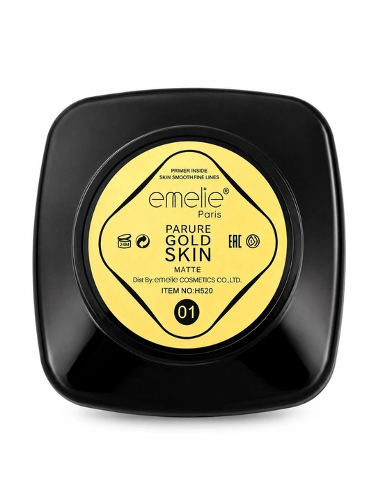 Пудра для лица Emelie BB/HD компактная Matte Powder, SPF, матовая, стойкая