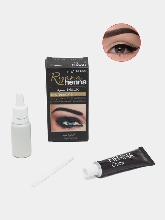 Qosh uchun tabiy krem-kraska Ryana eyebrow henna, tabiiy xina - 