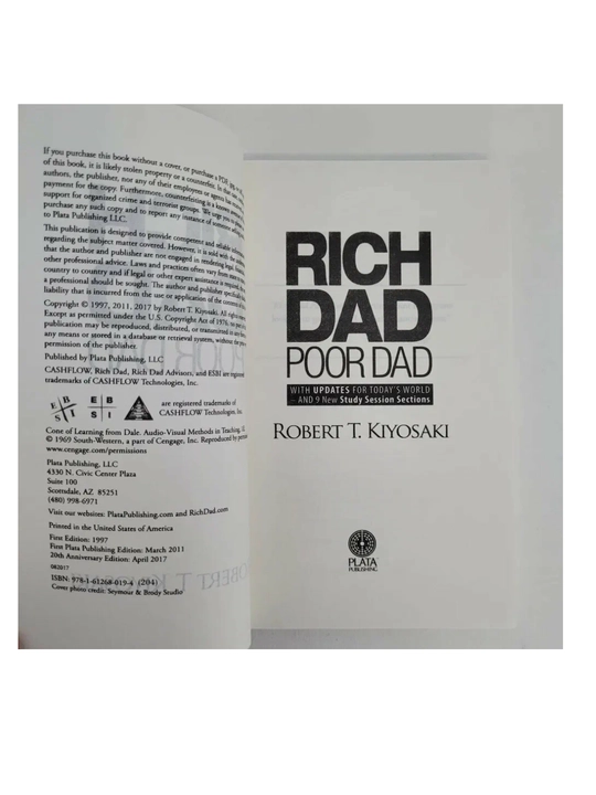 Rich Dad Poor Dad, Robert T. Kiyosaki, английский язык