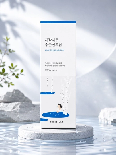 Round lab Quyoshdan himoya kremi, Namlovchi krem, SPF 50+, PA+++, 50 ml