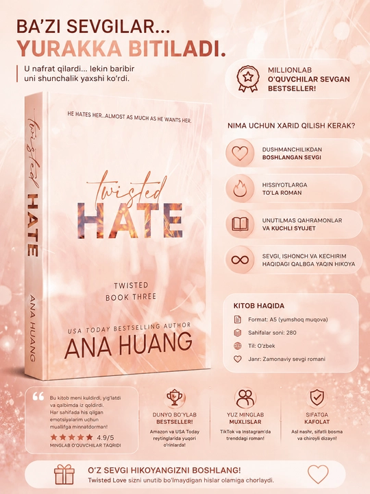Книга The Twisted Series Love, Games, Hate, Lies, Ana Huang, английский язык - 