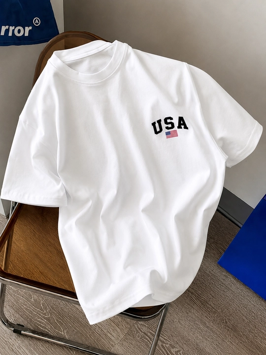 Erkaklar va ayollar uchun unisex oversize futbolka - 