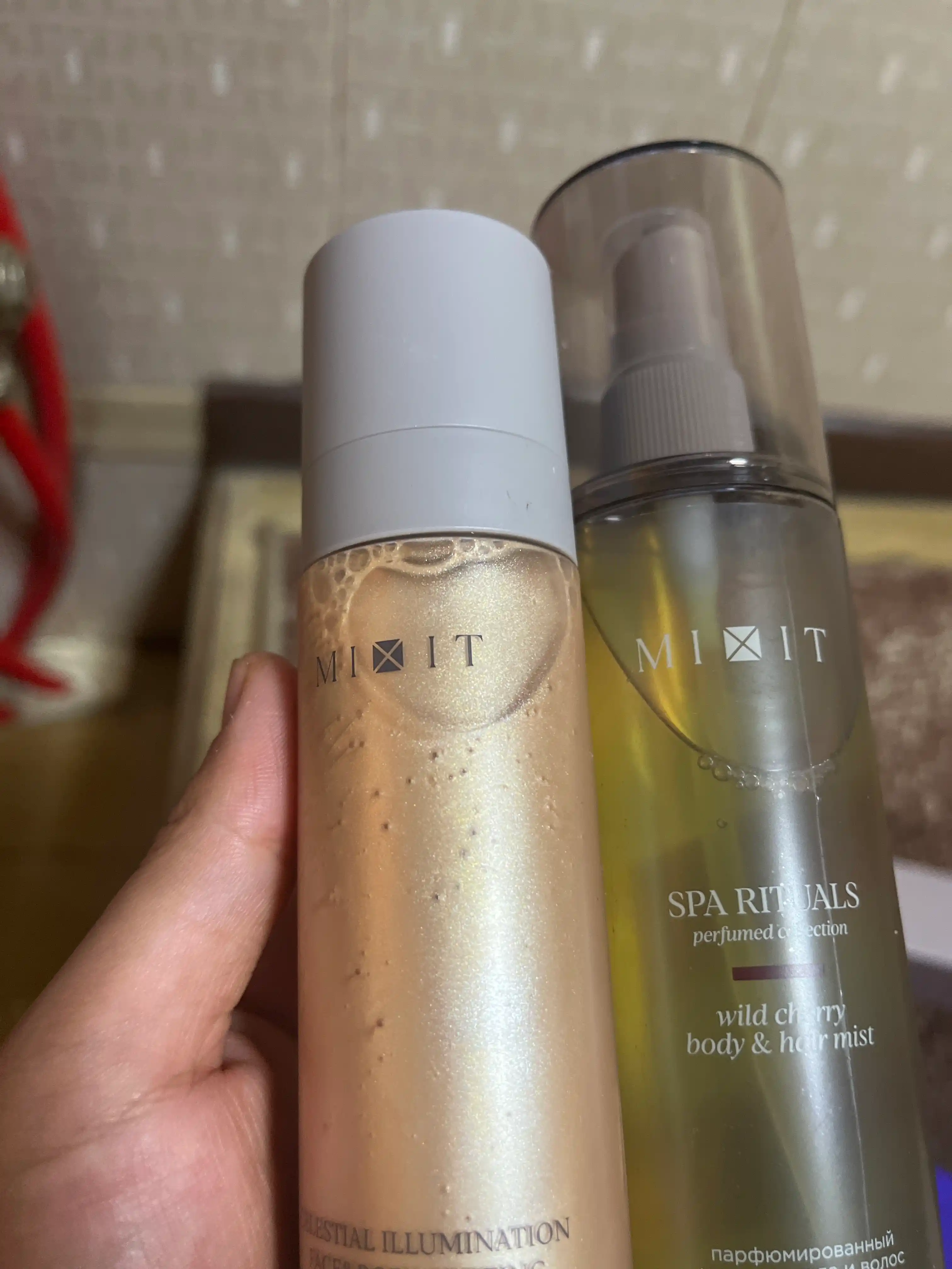Фиксирующий спрей для лица и тела —MIXIT Make Up "Celestial Illumination", 100 мл