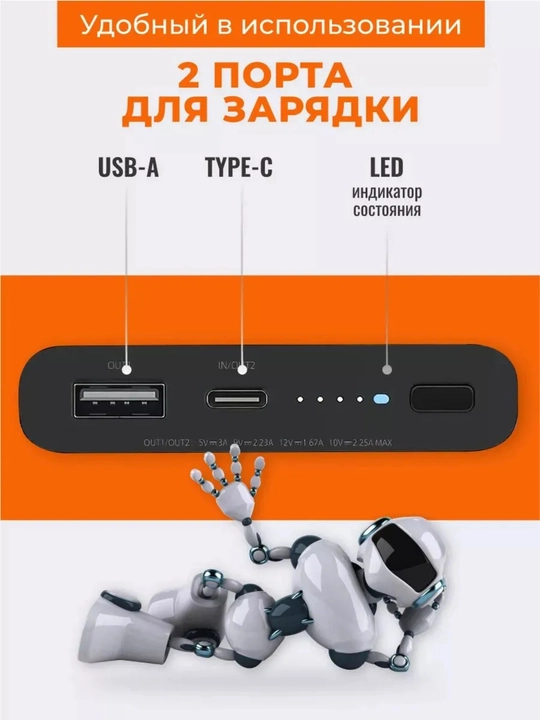 Xiaomi 10W Wireless Power Bank 10000 mAh simsiz tashkilot akkumulyator, original powerbank