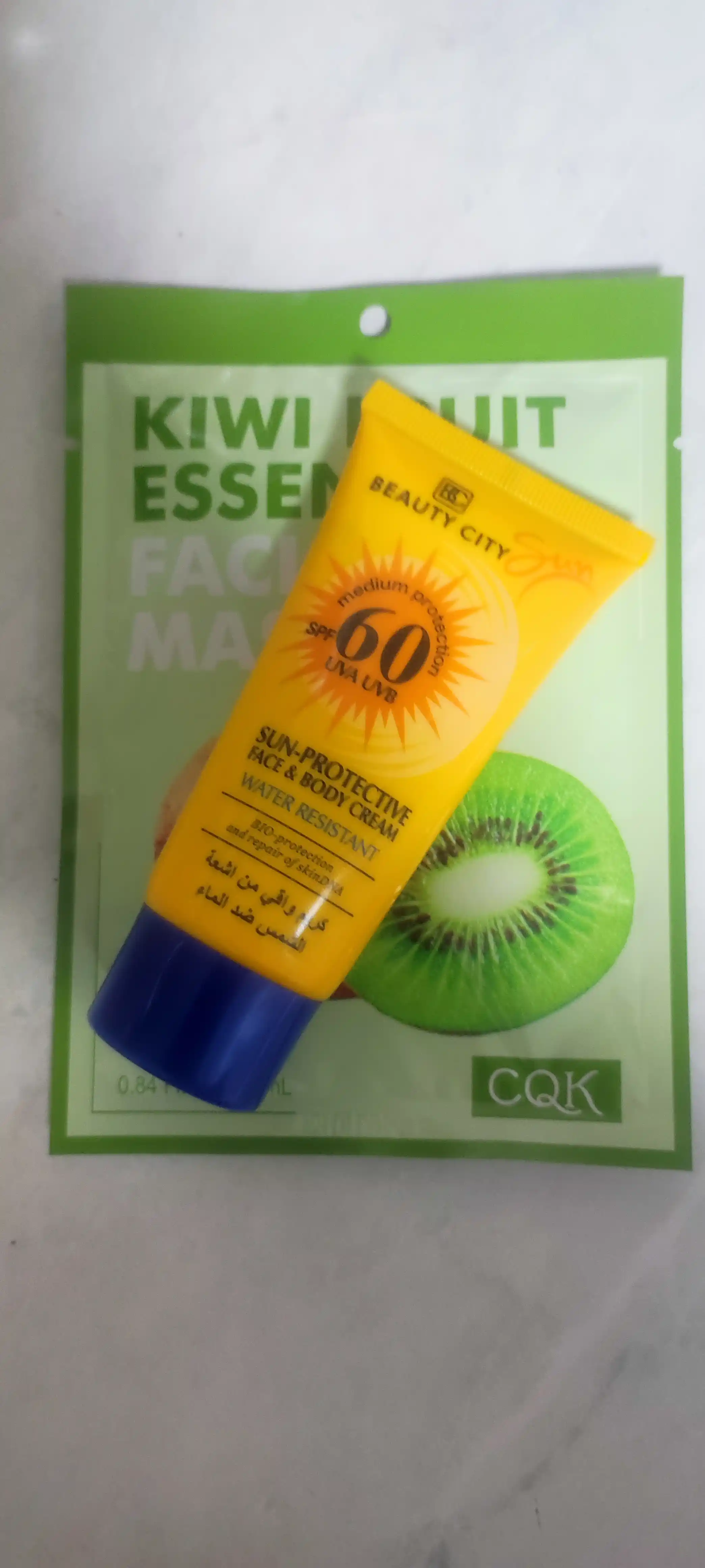 SPF 60, Beauty City Sun quyoshdan himoyalovchi krem SPF60 tana va yuz uchun
