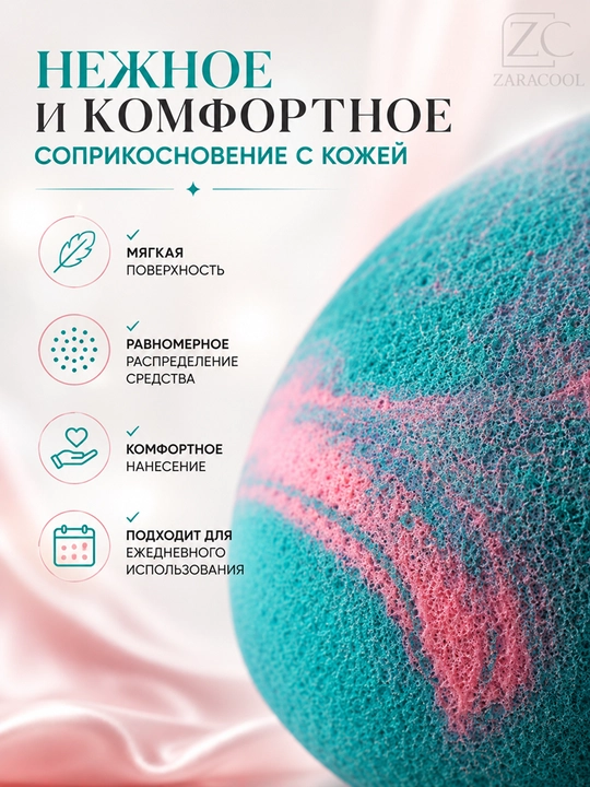 Спонж косметический для нанесения макияжа, все формы