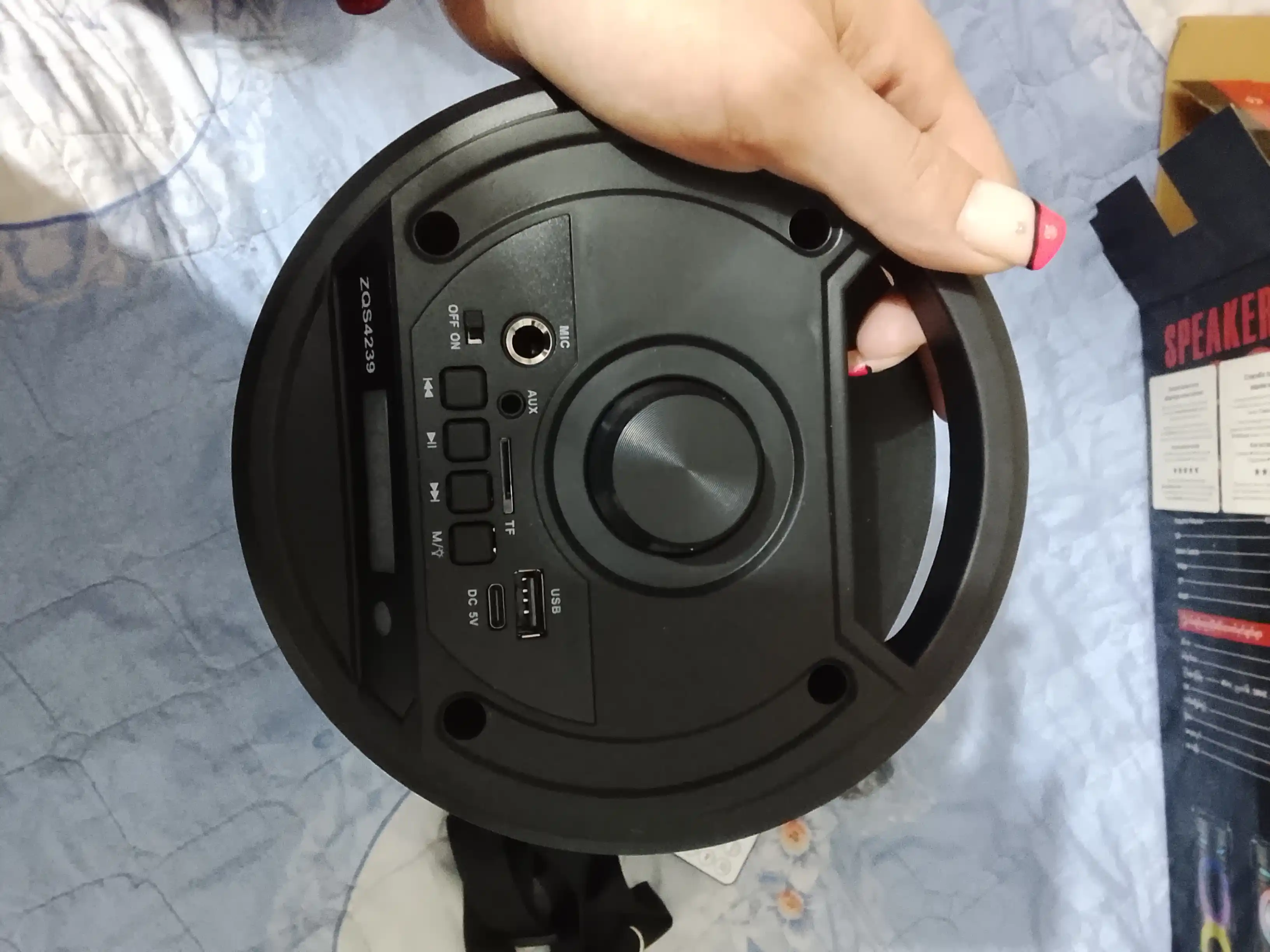 Kalonka karaoke, Bluetooth simsiz portativ dinamik, mikrofonli musiqa kalonkasi