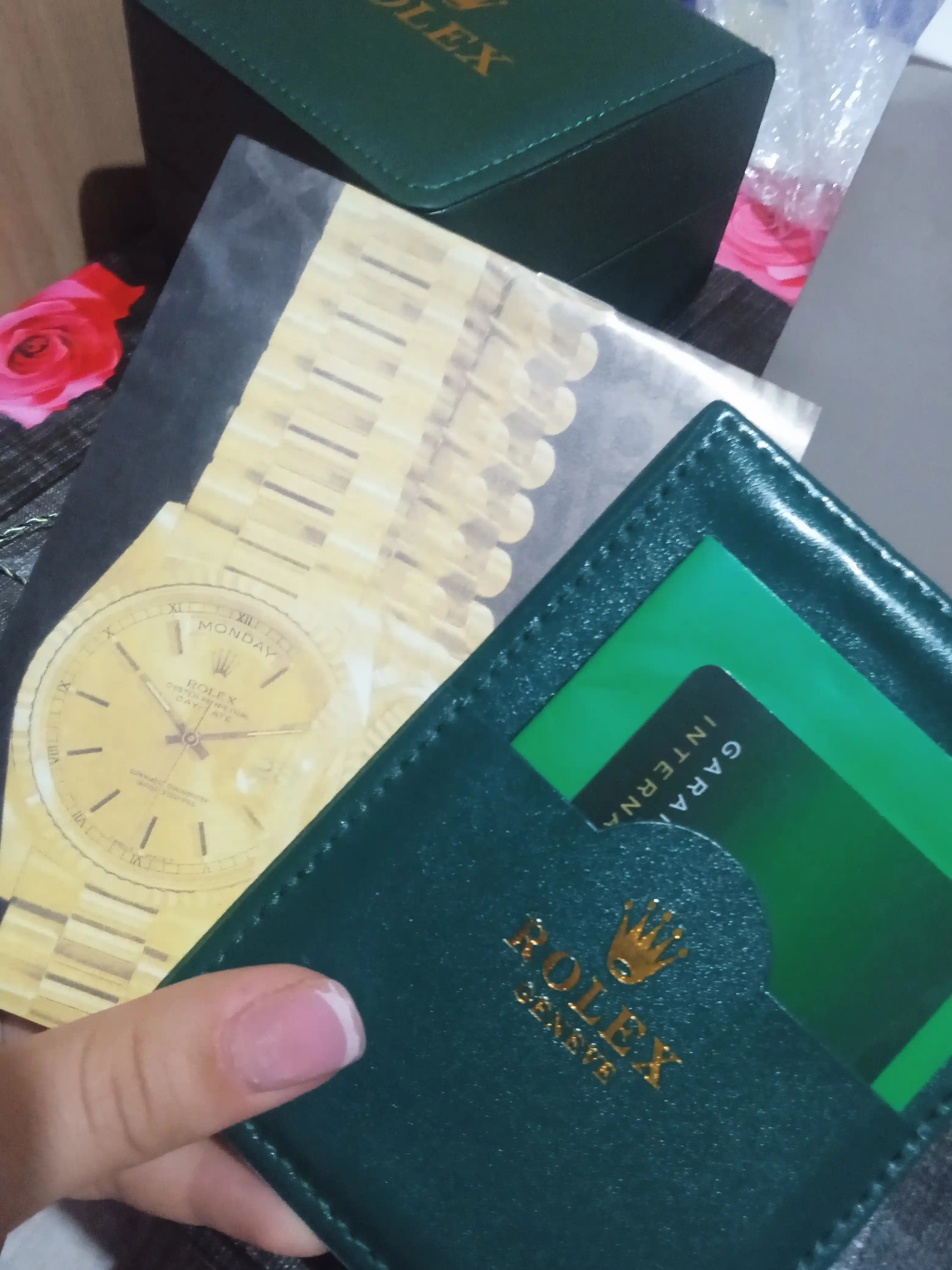 Erkaklar qo'l soati Rolix datejust 42 mm, kvarts mexanizmli, sovg'a to'plami bilan birga