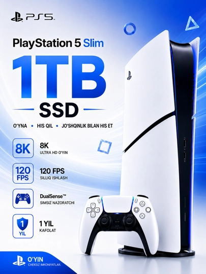 Sony PlayStation 5 Slim Digital — PIXELAI-PC5-1TB