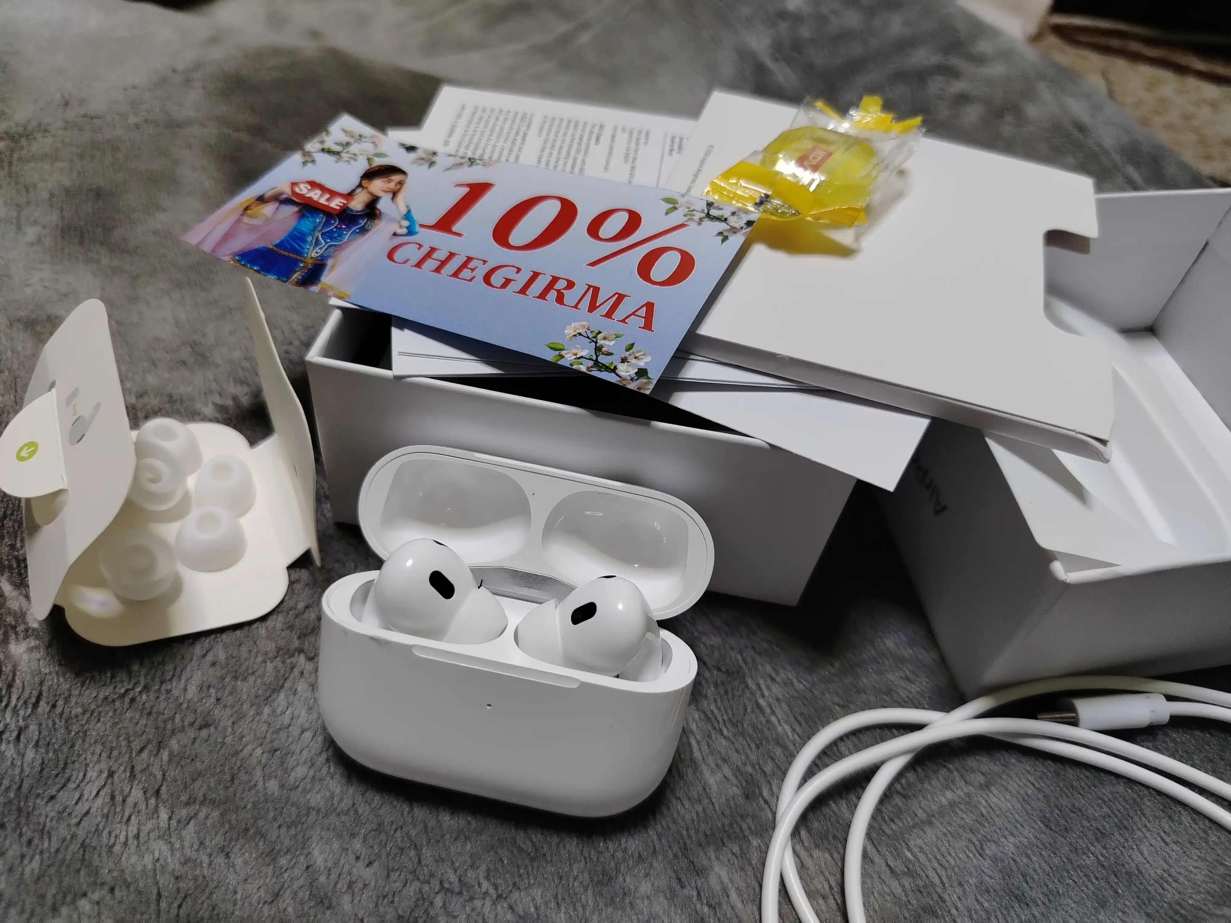 Simsiz quloqchinlar  Pods Pro 2, sensorli Bluetooth,Iphone va Andiroid uchun