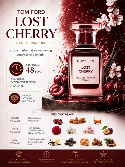 Lost cherry, Tom Ford, духи, для мужчин и женщин, парфюм