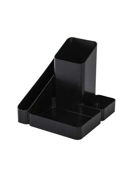 BRAUBERG OFFICE STYLE organayzer tagligi, 4 bo‘limli, 115x122x111 mm, qora, 238097 - 