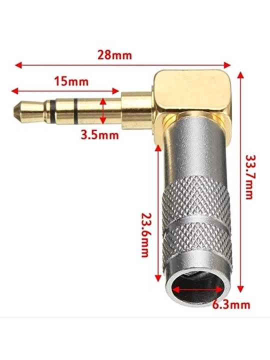Аудио штекеры mini jack 3.5 мм, TRS/TRRS, угловые и прямые варианты, под пайку