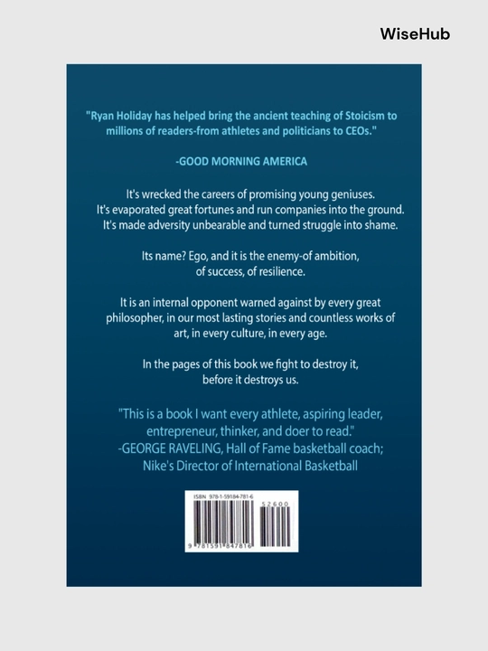 Ego is the Enemy, Ryan Holiday английский язык