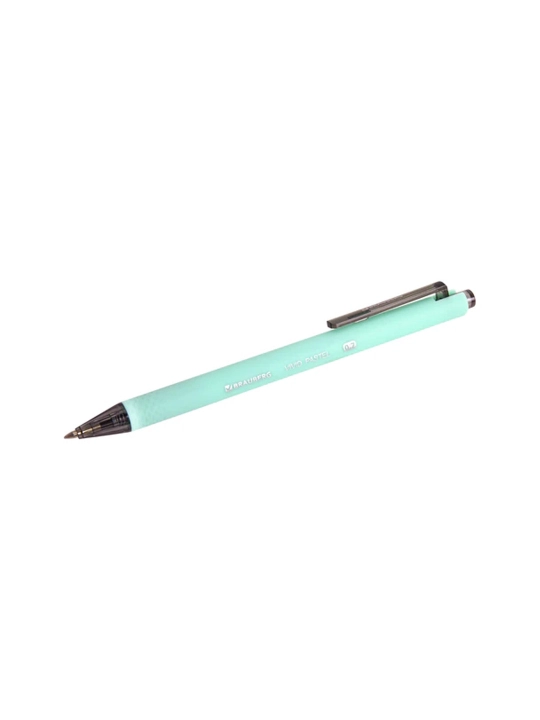 BRAUBERG "VIVID PASTEL" avtomatik sharikli ruchkasi, soft-touch korpusli, KO‘K, 144404