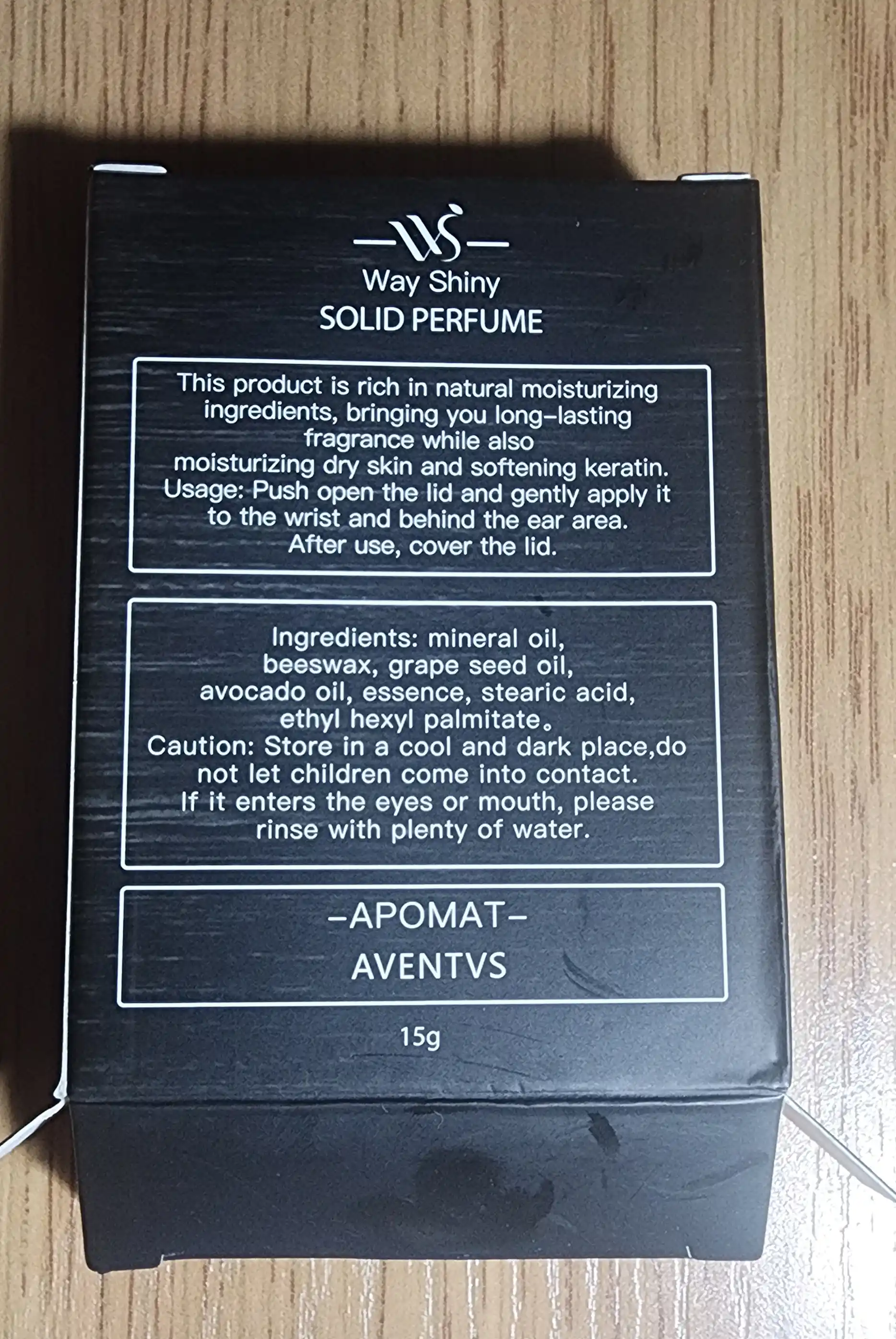 Aventus qattiq parfyum, erkaklar va ayollar uchun, 15 ml