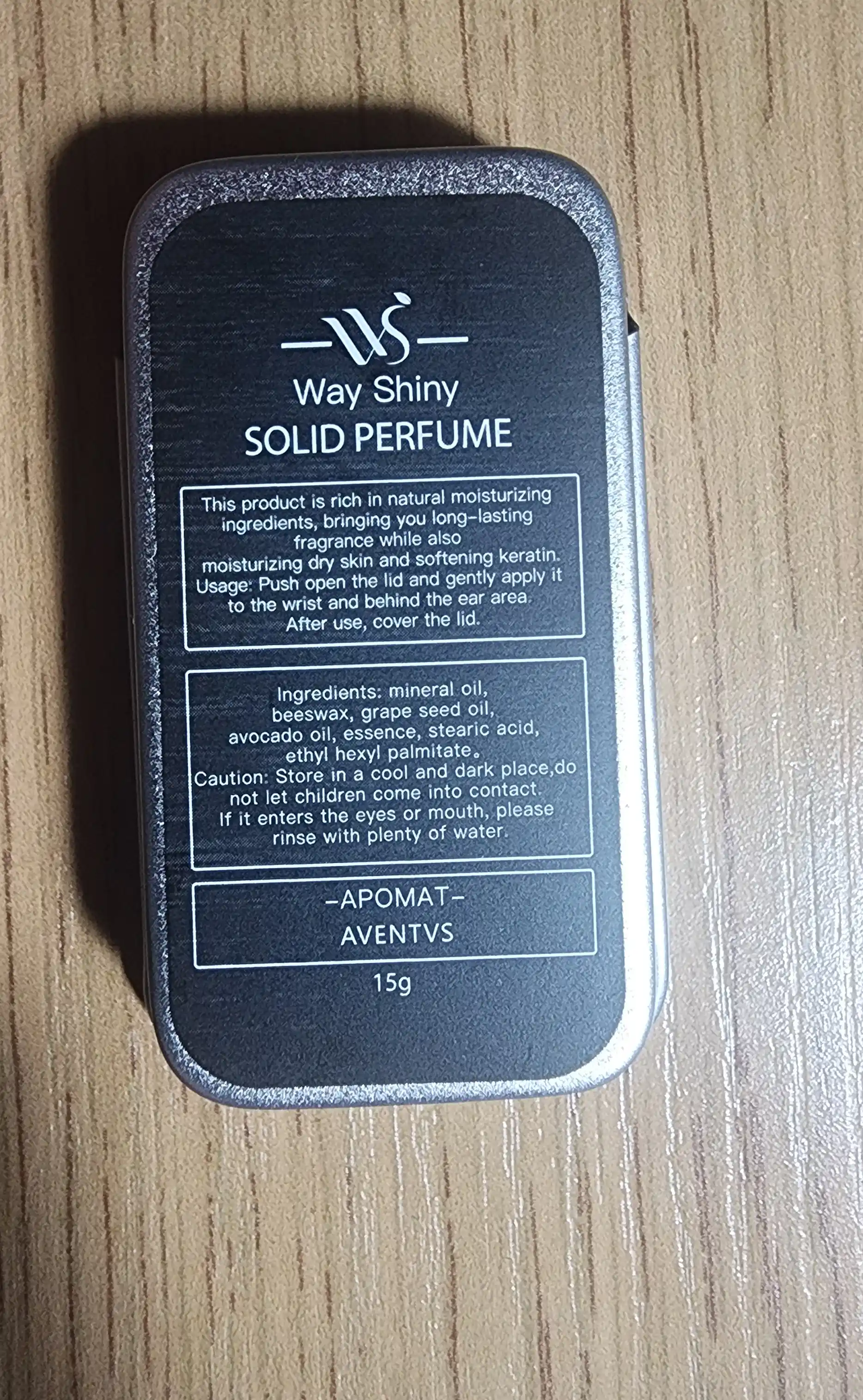 Aventus qattiq parfyum, erkaklar va ayollar uchun, 15 ml