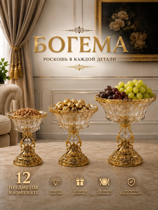 Bogema komplekt 12 talik