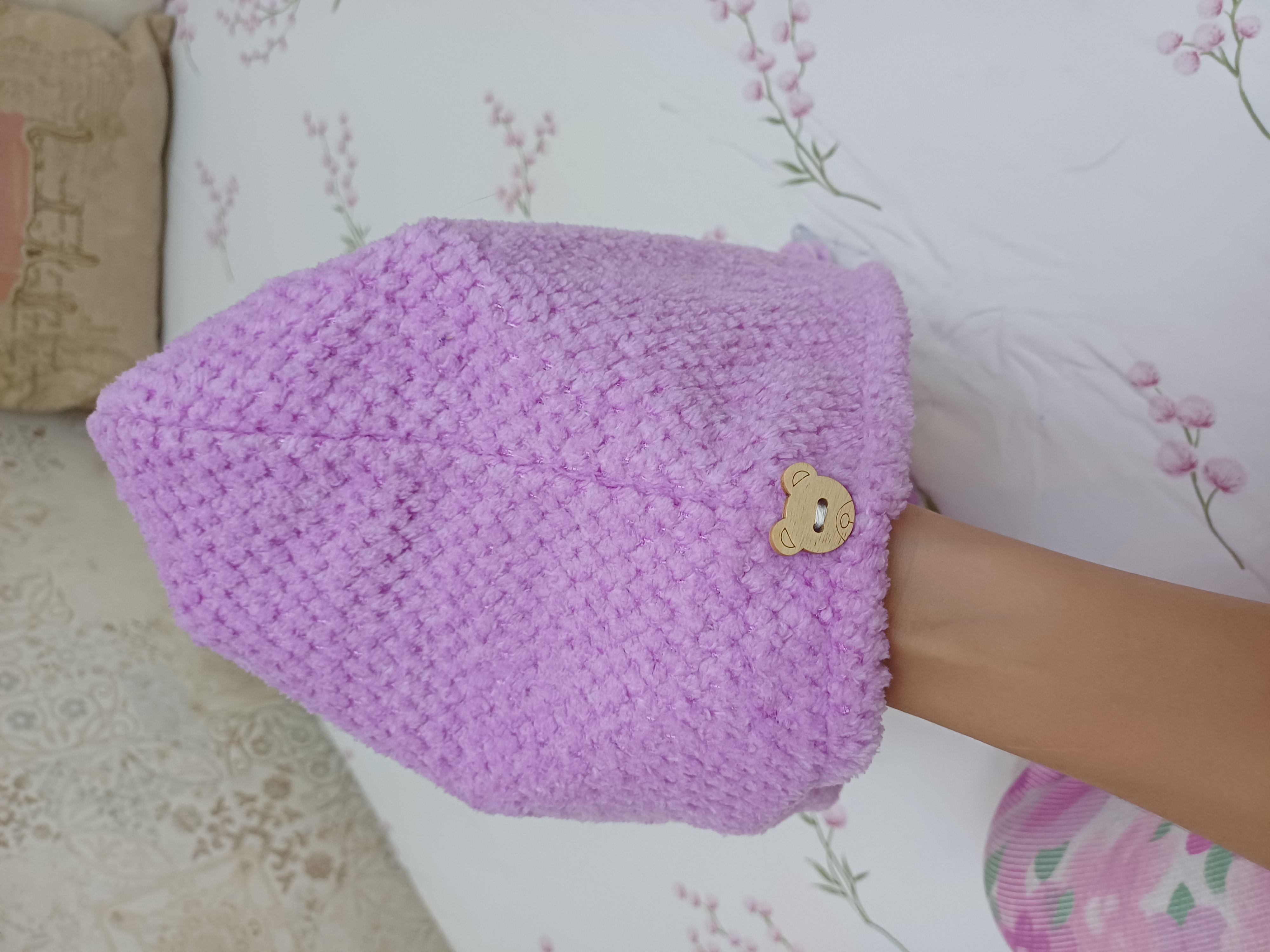 Mikrofiber sochiq,  soch quritish sochig'i, soch uchun turban, tugma, salla, ro'mol