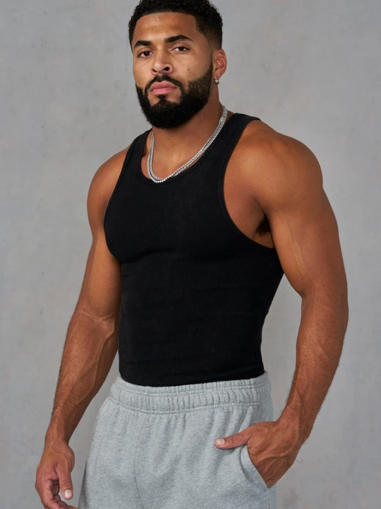 Erkaklar uchun mayka Gymshark, kompression, sport, elastik, tez quriydigan, fitnes uchun