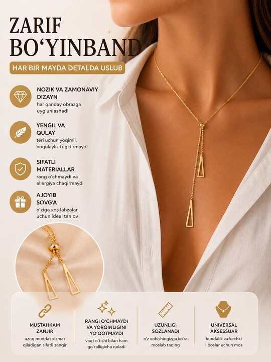 Zargarlik marjonlari, choker, ayollar zanjiri, marjonlarni, bo'yin zanjiri - 