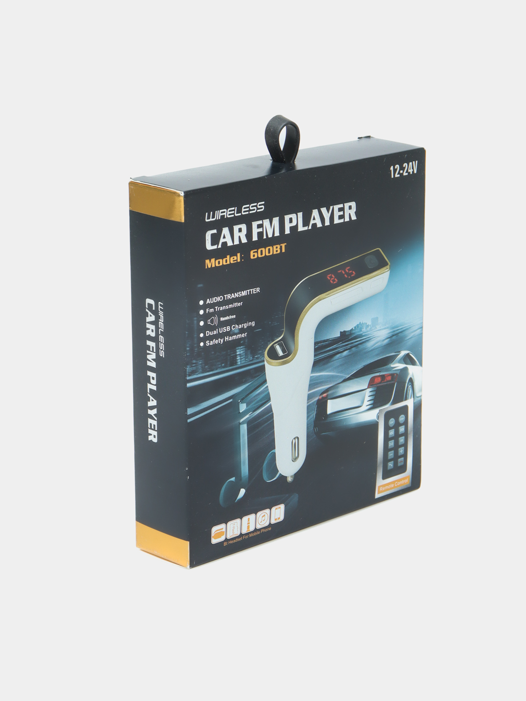 Bluetooth FM трансмиттер для автомобиля, USB зарядка, MP3 плеер с пультом