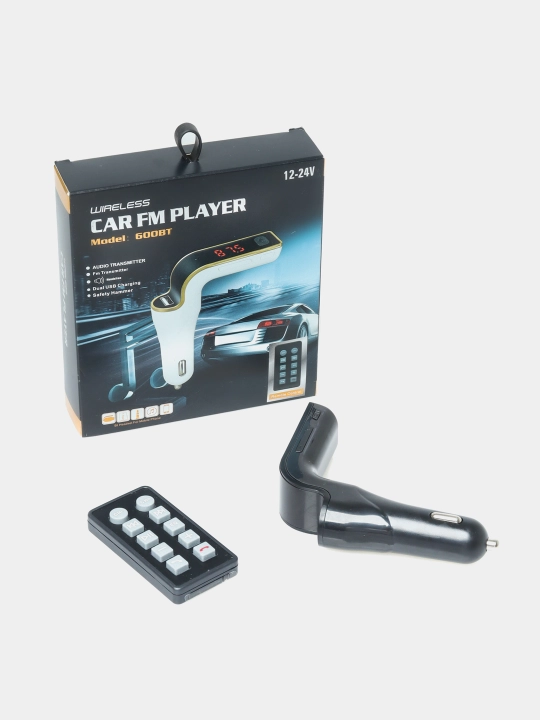 Bluetooth FM трансмиттер для автомобиля, USB зарядка, MP3 плеер с пультом