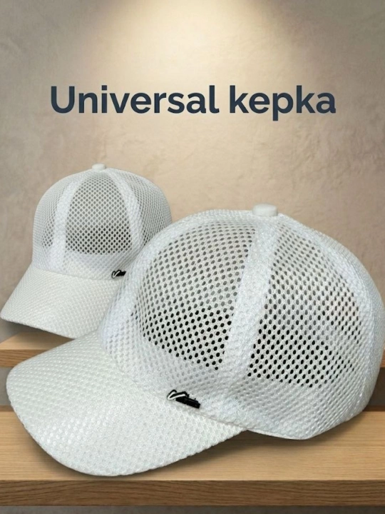 Oq kepka, erkaklar yozgi kepkasi, to‘g‘ri soyabonli kepka, oq kepkalar