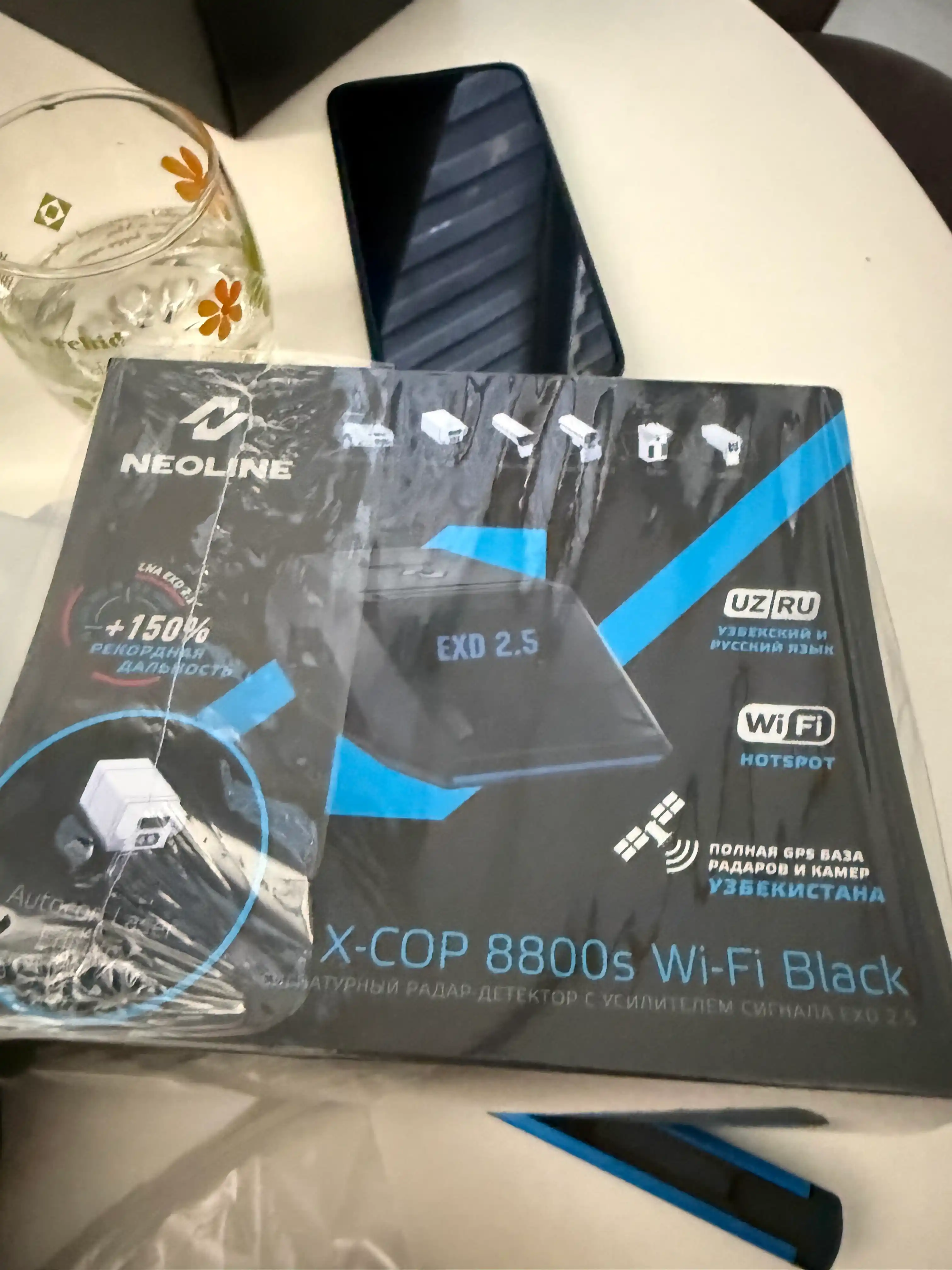 Антирадар-детектор NEOLINE X-COP 8800s, Wi-Fi Black + подарок