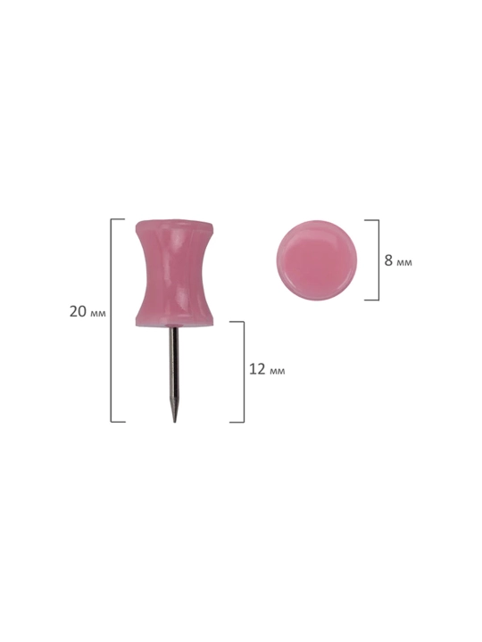 BRAUBERG PASTEL kuchli mix tugmalari, pastel ranglar, 30 dona, 12 mm, 272756