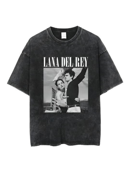 Оверсайз футболка Lana Del Rey в винтажном стиле (Ultraviolence) - 