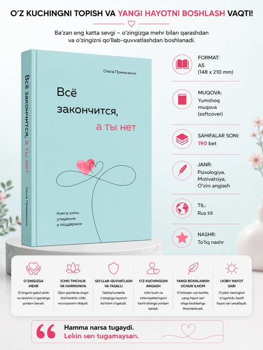 Всё закончится, а ты нет, Книга силы, утешения и поддержки, Ольга Примаченко - 