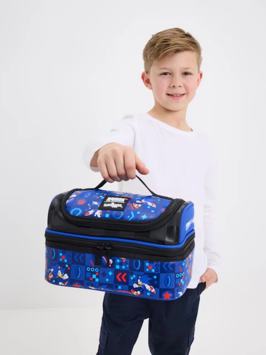 Smiggle maktab lunchbox sumkasi, 2 bo‘limli, sayr va sayohatlar uchun, 6-14 yoshgacha