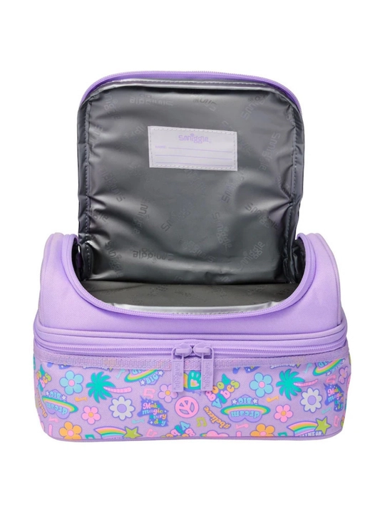 Smiggle maktab lunchbox sumkasi, 2 bo‘limli, sayr va sayohatlar uchun, 6-14 yoshgacha