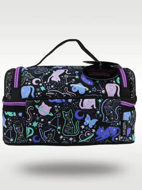 Smiggle maktab lunchbox sumkasi, 2 bo‘limli, sayr va sayohatlar uchun, 6-14 yoshgacha