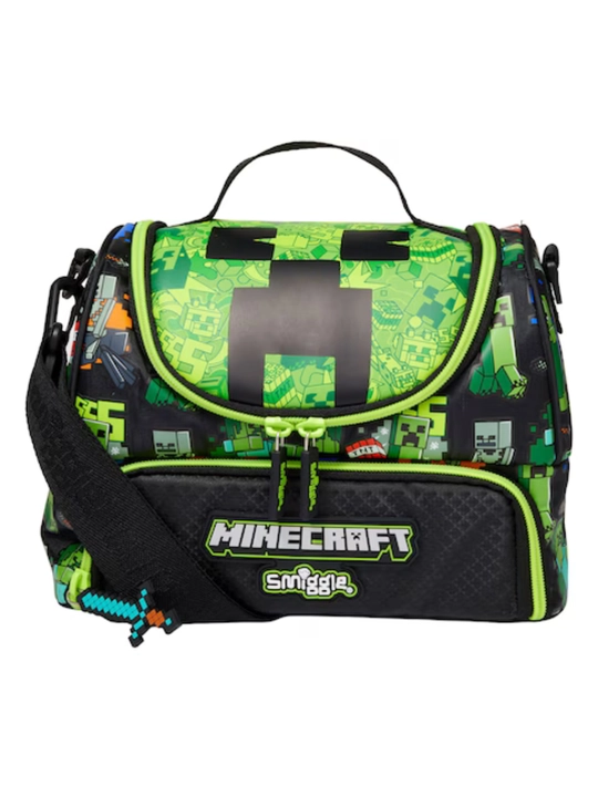 Smiggle maktab lunchbox sumkasi, 2 bo‘limli, sayr va sayohatlar uchun, 6-14 yoshgacha