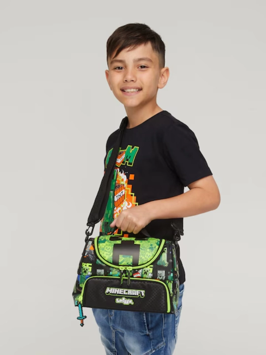Smiggle maktab lunchbox sumkasi, 2 bo‘limli, sayr va sayohatlar uchun, 6-14 yoshgacha