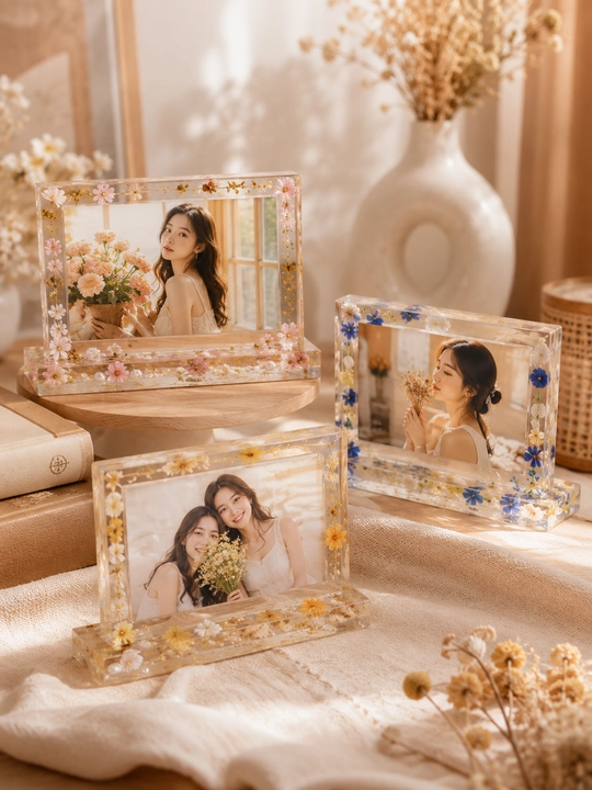Silikon qolip ramka, fotoramka mold, smola dekor buyumlari yasash uchun