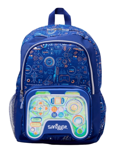 Школьный и детский рюкзак Smiggle для прогулок и походов, для детей от 3-14 лет — TRENDYB-SMIGGLE1-ГОЛУБ