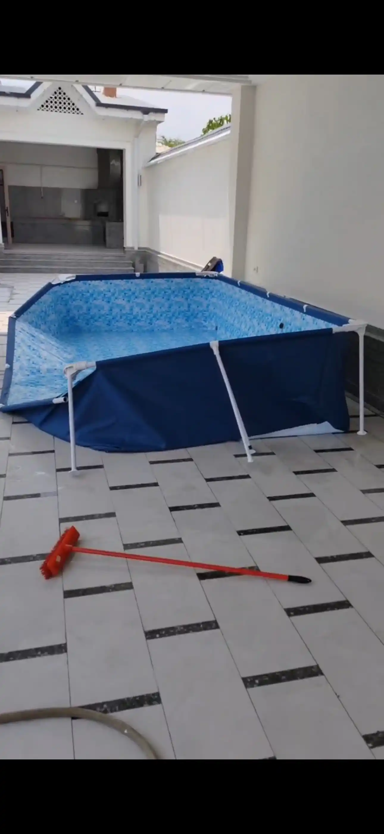Bestway to'rtburchak ramkali hovuz, turli o'lchamlarda