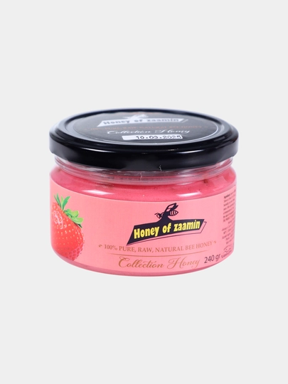 Кремовый мёд с клубникой - 240 гр — ZOMIN-DJSXZ02