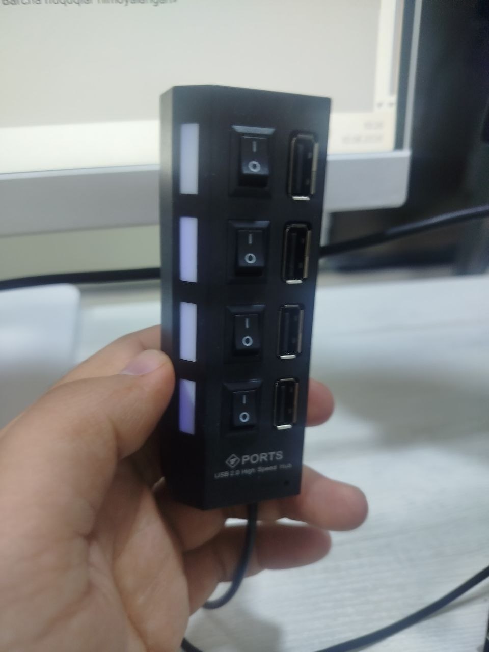 USB HUB 7 portli va 4 portli. usb razvetvitel, usb ko‘paytirgich