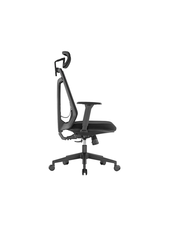 Игровое кресло Brateck CH05-40 Black, эргономичное, компьютерный стул из дышащей сетки