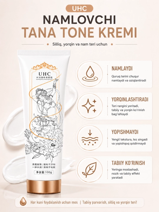 UHC Namlovchi Body Tone kremi (100 g)