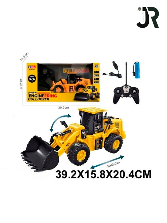 Бульдозер на радиоуправлении Lean Toys Engineering строительная техника 