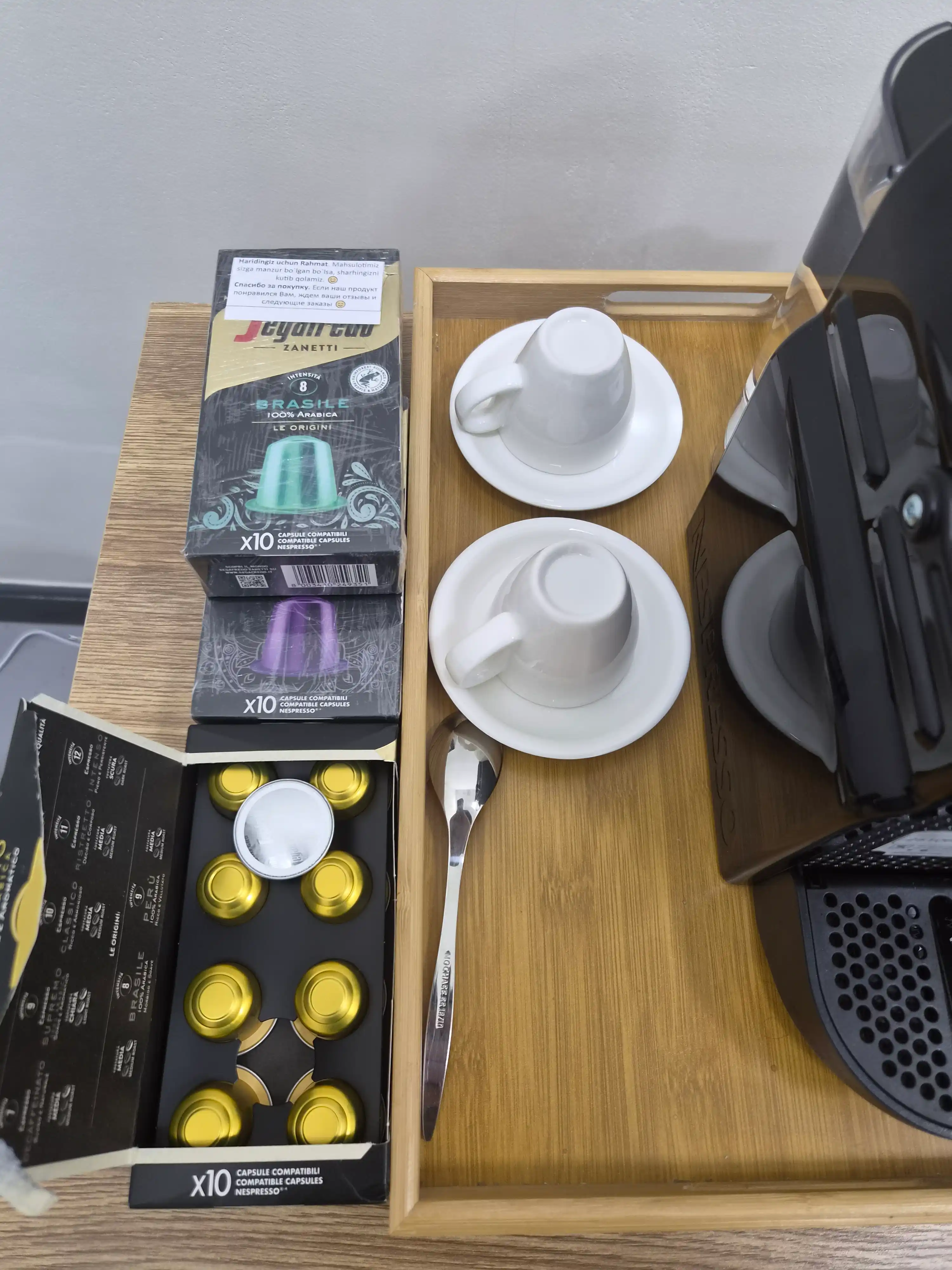 Кофе в капсулах Segafredo Zanetti, 10 капсул, cовместимые с кофемашинами Nespresso, Италия
