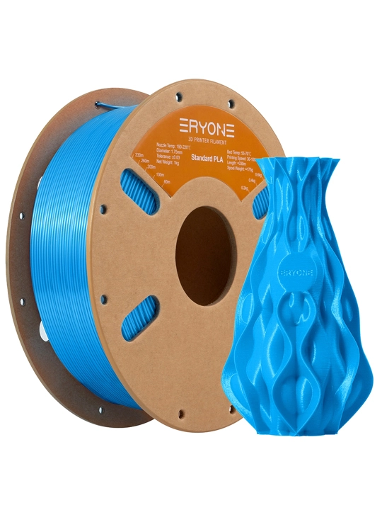 ERYONE filament, Standard PLA plastik ip, 1,75 mm, 3D-printer uchun, 1 kg - 