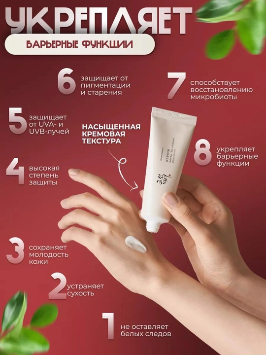 SPF50 quyoshdan himoya kremi Beauty of Joseon Relief Sun