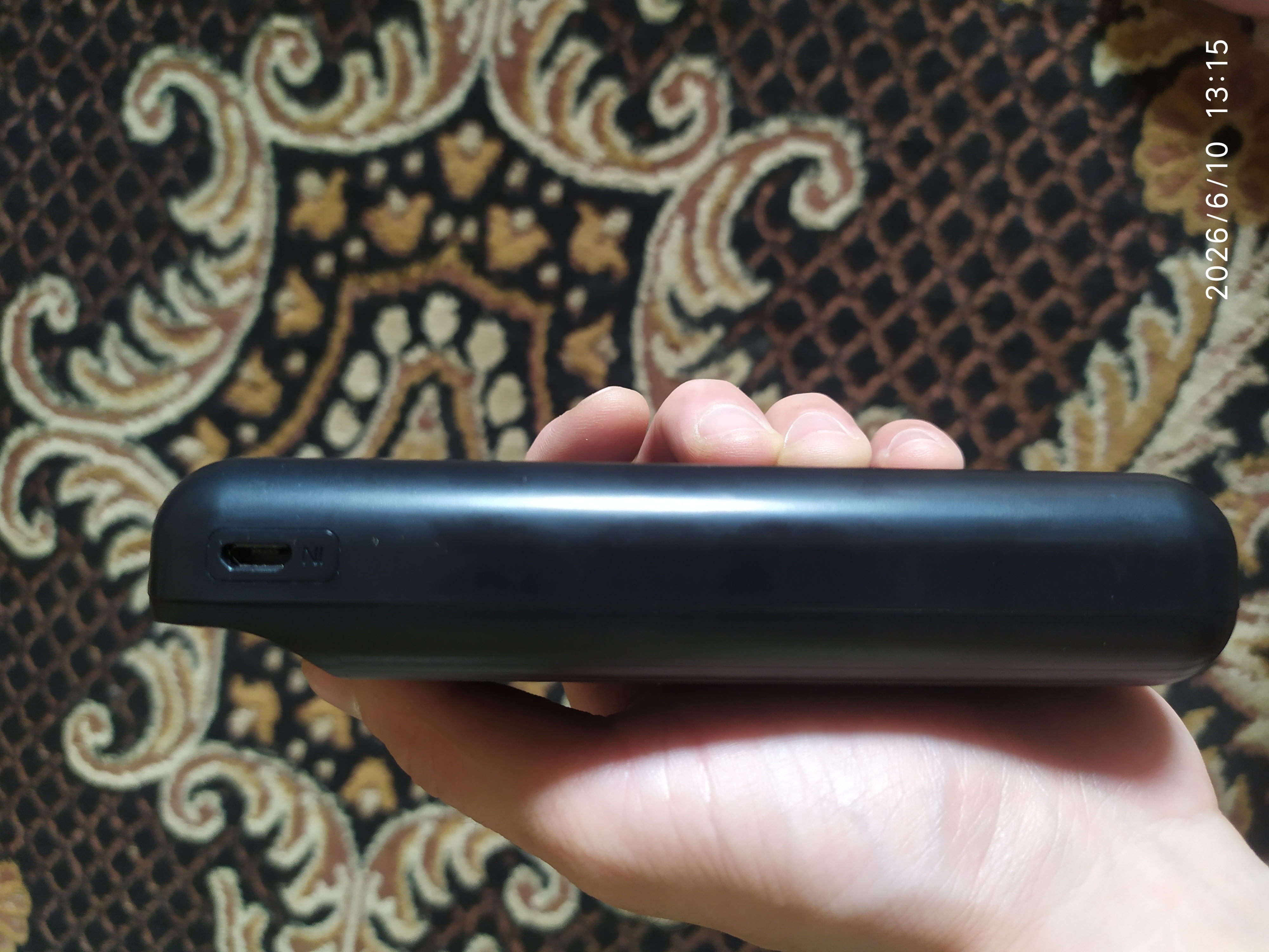 Power Bank 20000 мА·ч, быстрая зарядка, LED-индикатор, защита от перегрева